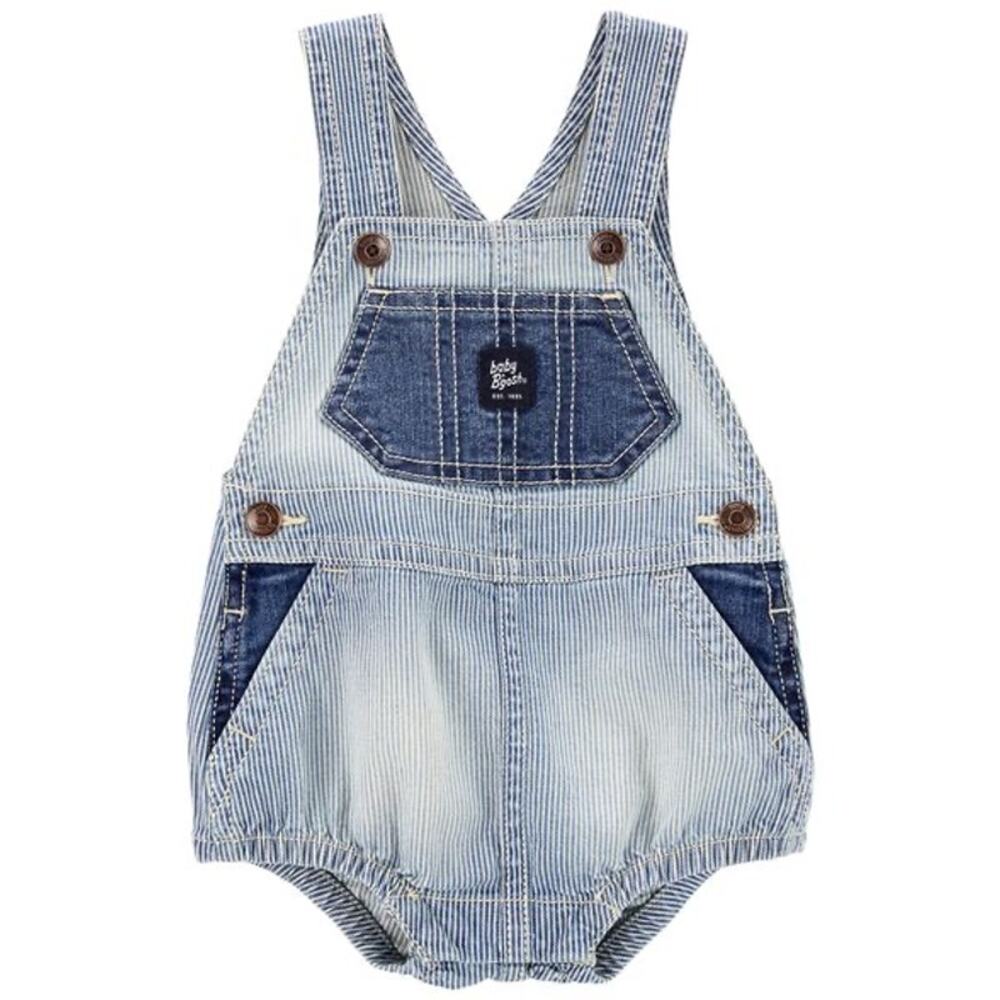 Modern Oshkosh bgosh baby hickory stripe bubble tagged 3 months Both
